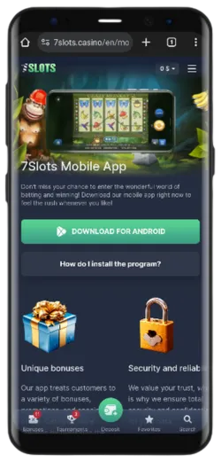 7slots casino indir