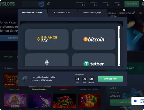 Depozito Yöntemini Seçin 7Slots